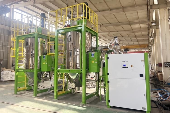 200 - 1000kg Droger van de HUISDIEREN de Plastic Kristallisator met Veiligheidskoppeling en het Automatische Schoonmaken