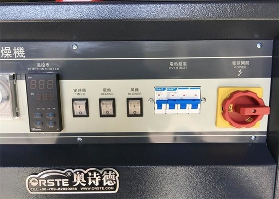 SUS 304 Industrieel Oven Dryer Cabinet 6.4KW voor Plastic Korrelshars