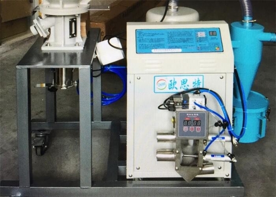 Verstelbare laadtijd vacuüm automatische laadmachine voor kunststofhars in grijs-groen