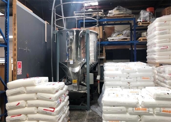 Gray Vertical Plastic Granules Mixer-Machineroestvrij staal ovm-2000