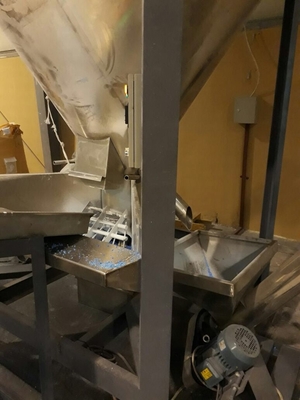 SUS-Transportband van de de Schroefvoeder van de Staal de Plastic Autolader voor Korrelsvlokken