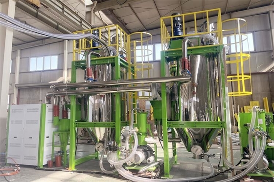 200 - 1000kg Droger van de HUISDIEREN de Plastic Kristallisator met Veiligheidskoppeling en het Automatische Schoonmaken