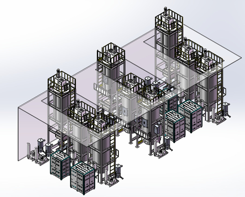 Hoge capaciteit hopper droger voor kunststof ontvochtiging 220V / 50Hz